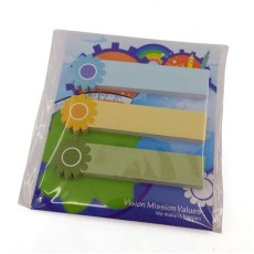 Diecut sticky memo pad with cover - MTR